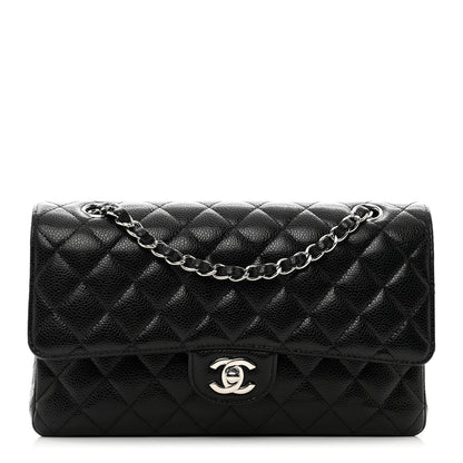 Chanel Caviar Quilted Medium Double Flap Black 1 of 11