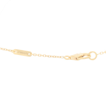 Van Cleef & Arpels 18K Yellow Gold Mother of Pearl Sweet Alhambra Butterfly Pendant Necklace 4 of 6