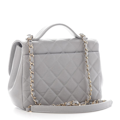 Chanel Caviar Quilted Medium Business Affinity Flap Grey 3 of 9