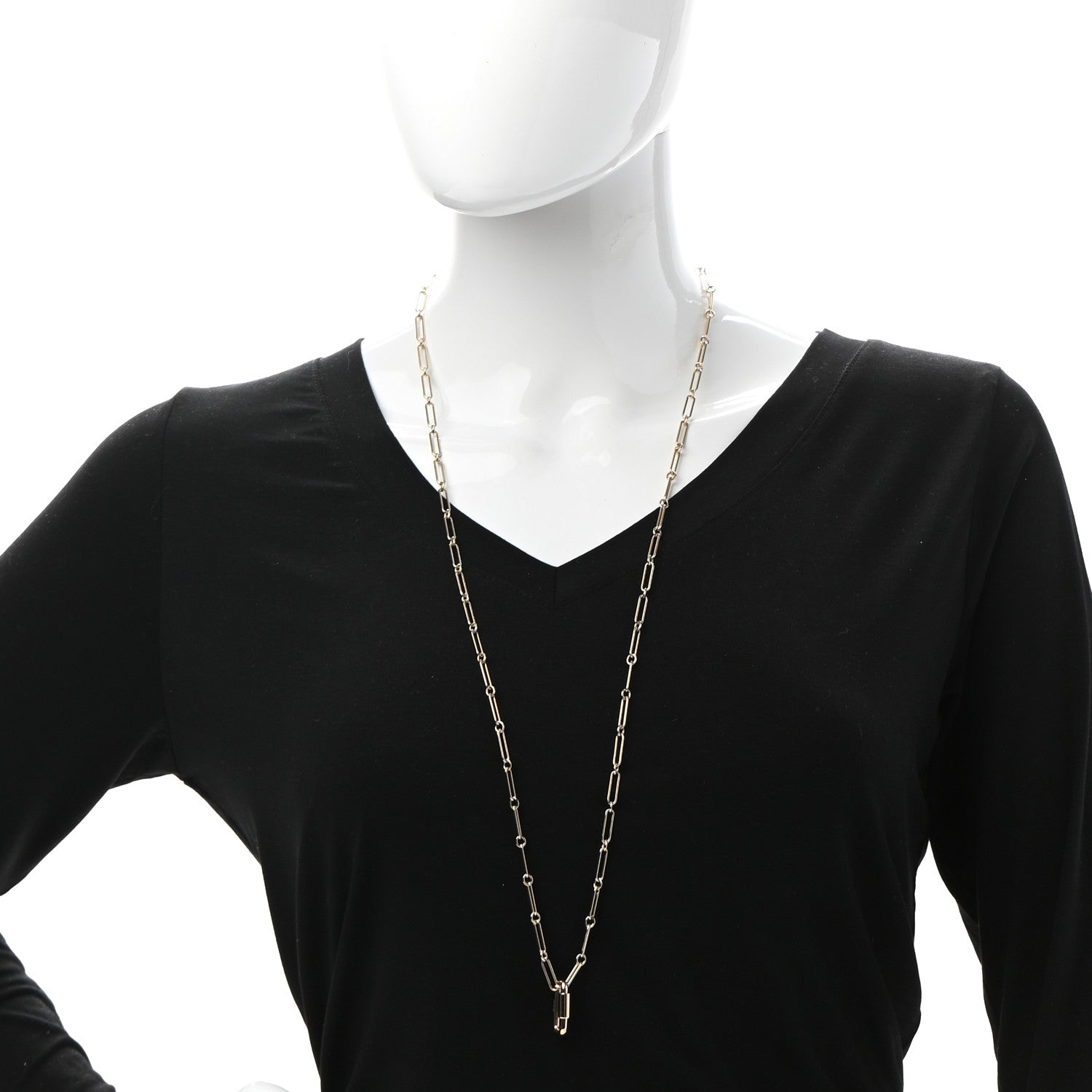 Hermes Permabrass Curiosite Long Necklace 2 of 7