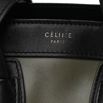 Celine Baby Grained Calfskin Nubuck Nano Tri-Color Luggage Stone 8 of 16