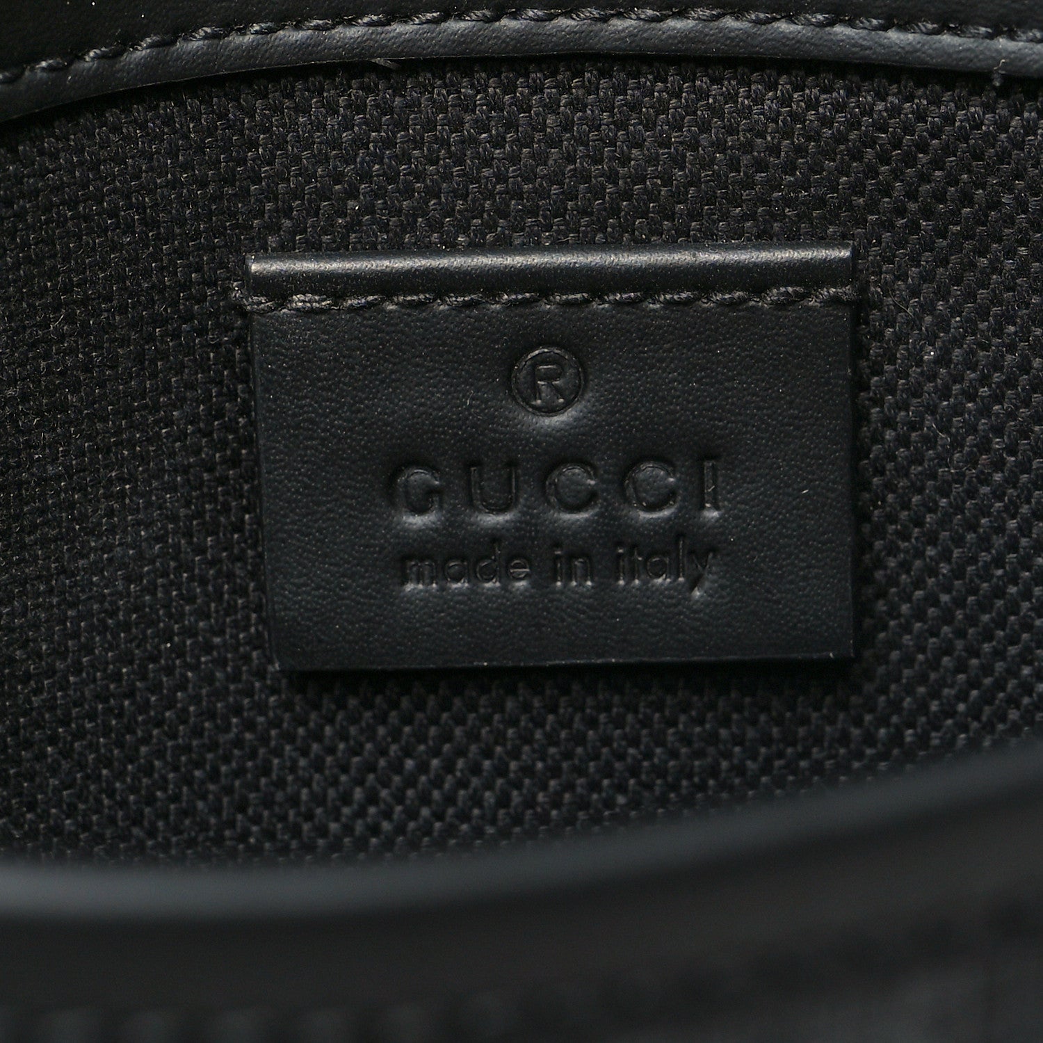 Gucci GG Supreme Monogram Web Slim Belt Bag Black Grey 6 of 11