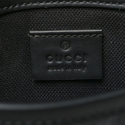 Gucci GG Supreme Monogram Web Slim Belt Bag Black Grey 6 of 11
