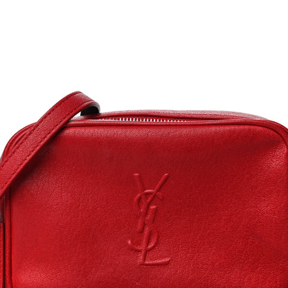 Saint Laurent Lambskin Monogram Lou Belt Bag Red 7 of 12