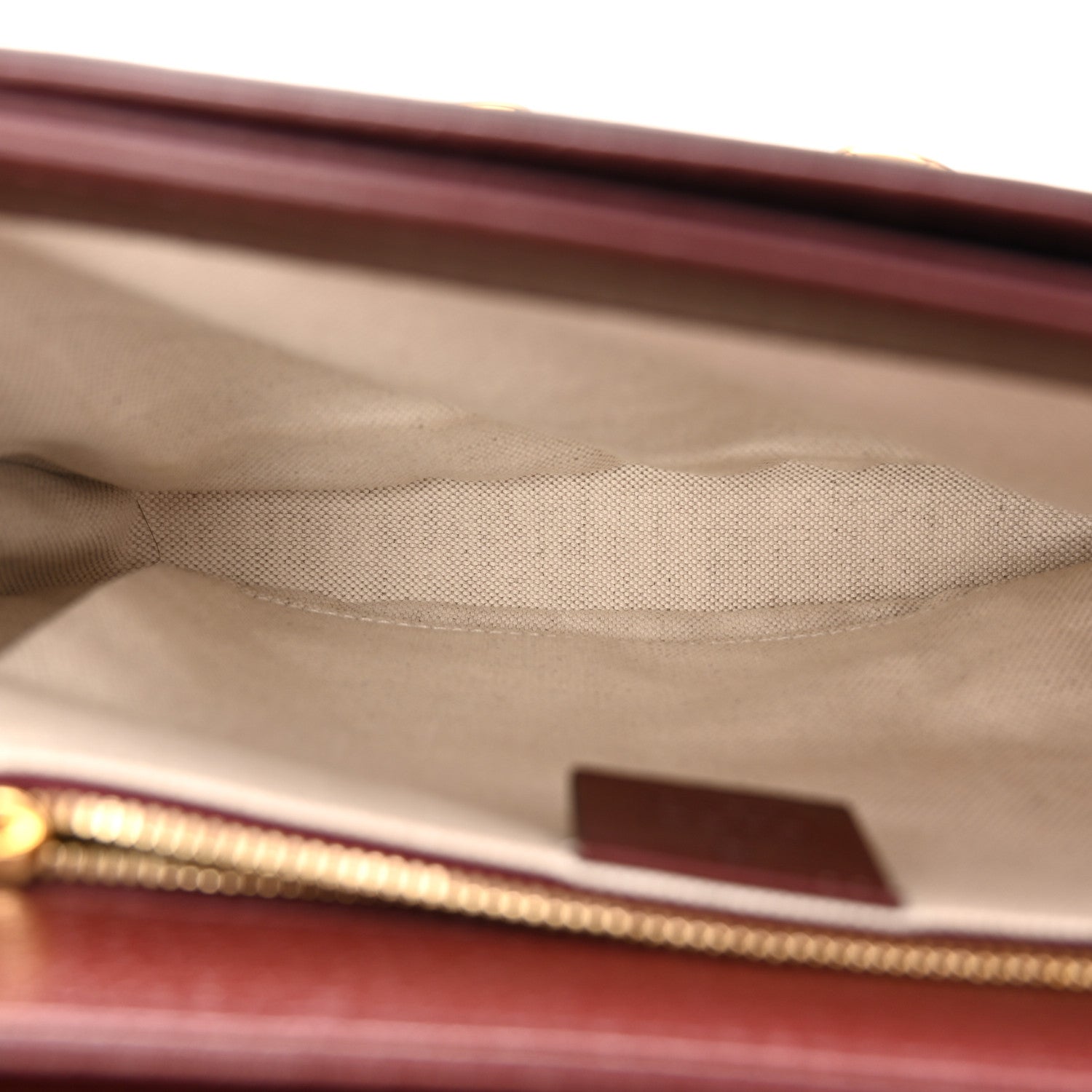 Gucci Monogram Textured Dollar Calfskin Horsebit 1955 Shoulder Bag Sahara Rubino Chardonnay 5 of 10