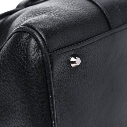 Christian Dior Calfskin Logo Charms Boston Black 12 of 21