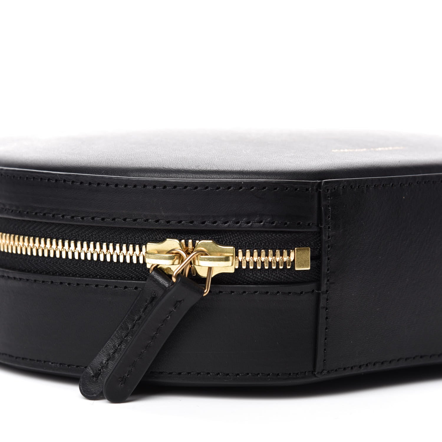 Mansur Gavriel Calfskin Circle Crossbody Bag Black 7 of 12