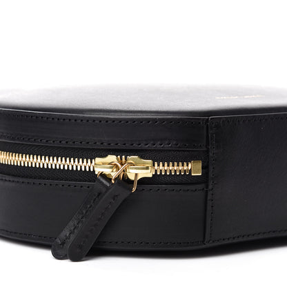 Mansur Gavriel Calfskin Circle Crossbody Bag Black 7 of 12