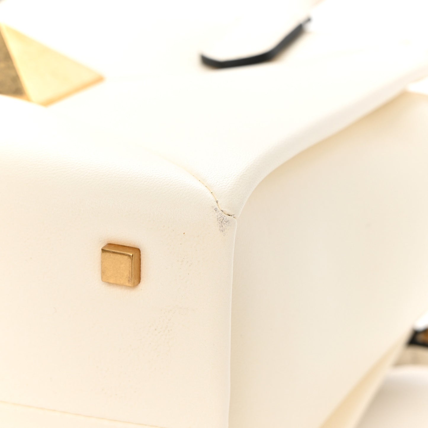 Nappa Small One Stud Handbag Ivory