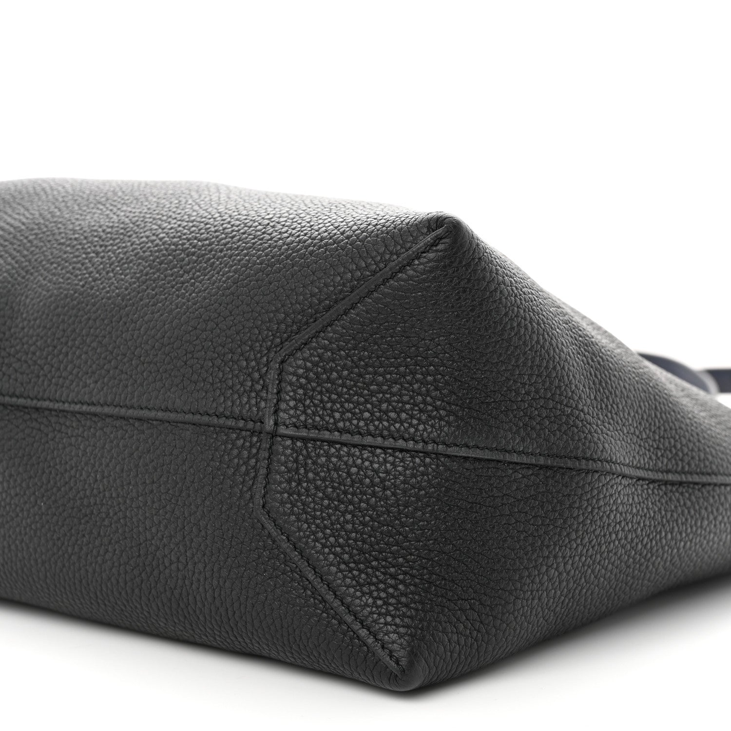 Hermes Taurillon Clemence Cabasellier 46 Black Navy Blue 9 of 10