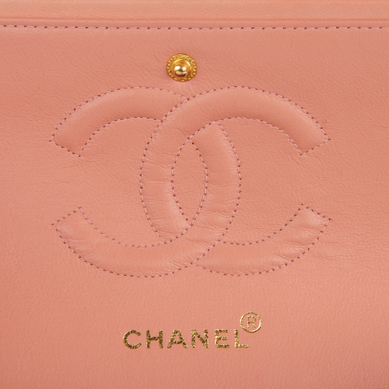 Chanel Lambskin Quilted Medium Double Flap Light Pink 6 of 9