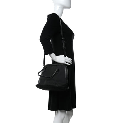 Gucci Nylon Monogram Medium Dome Bag Black 2 of 11