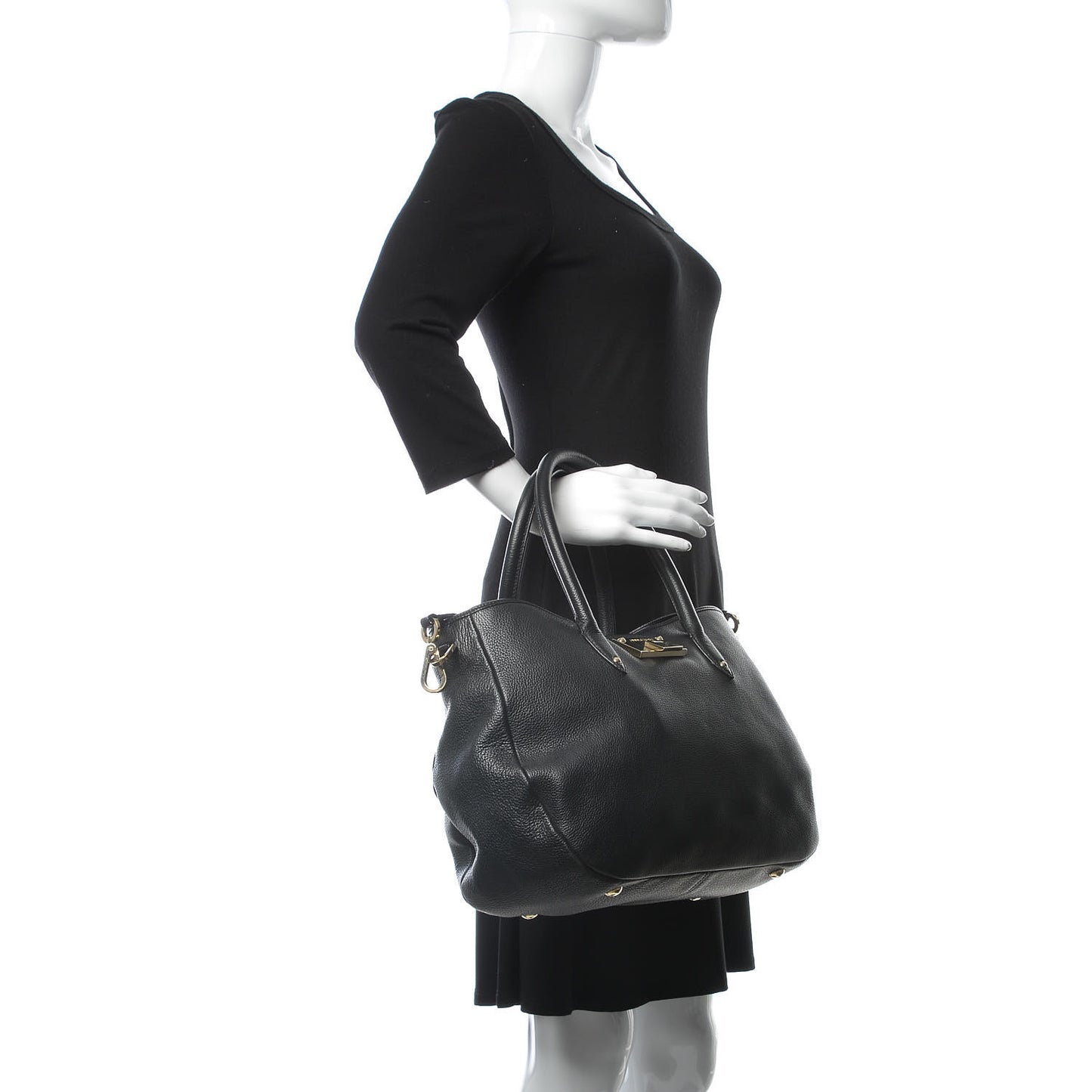 Grainy Calf Rania Black