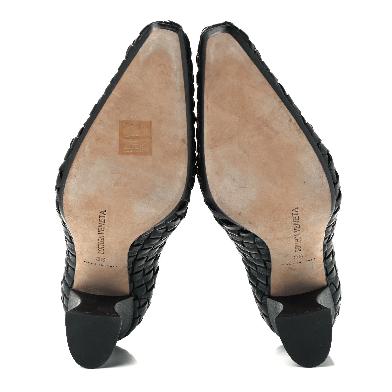Bottega Veneta Nappa Intrecciato Ankle Boots 36 Black 7 of 11