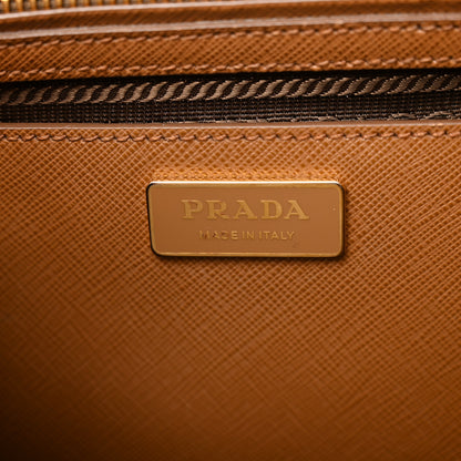 Prada Saffiano Large Galleria Double Zip Tote Cannella 7 of 21