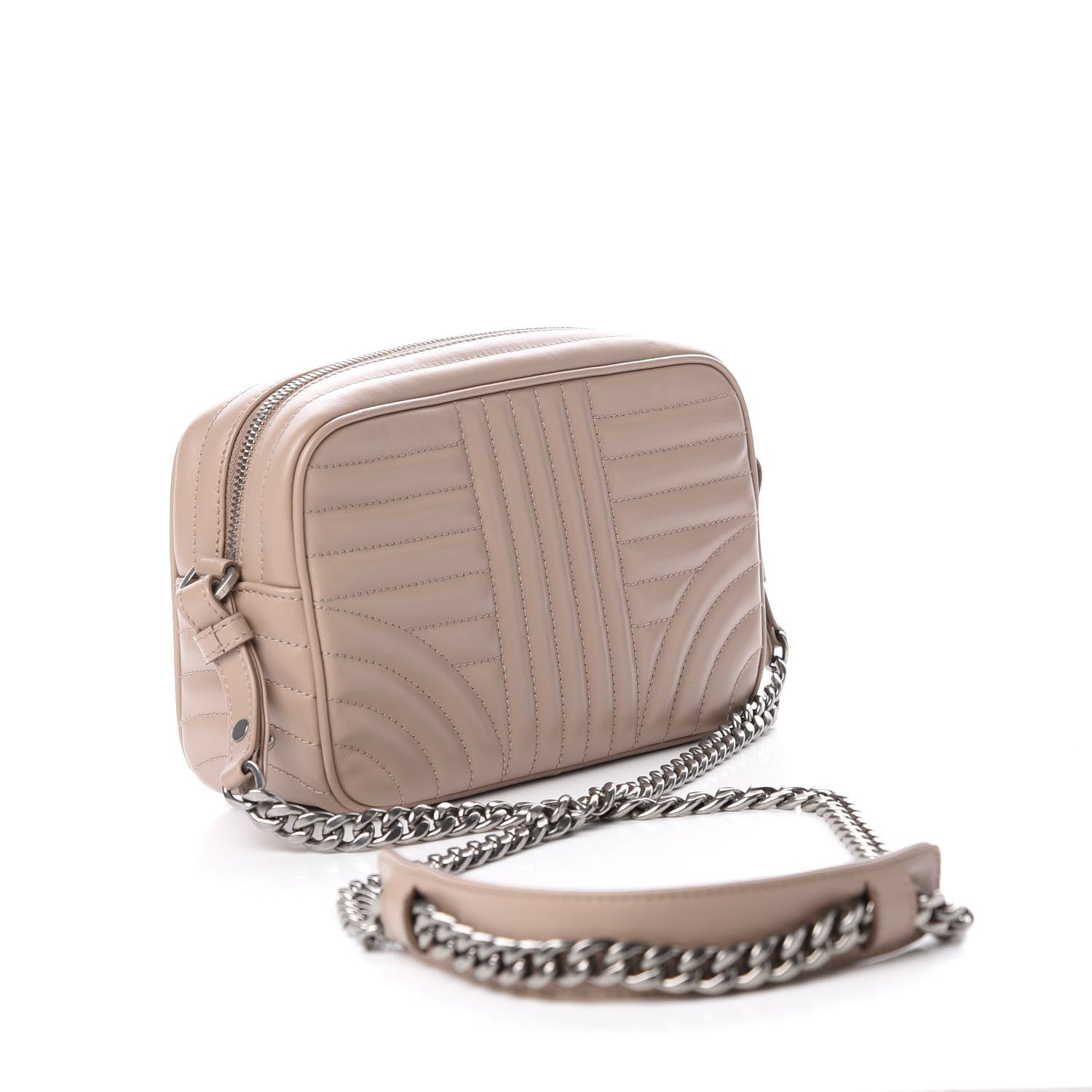 Prada Soft Calfskin Diagramme Crossbody Bag Cipria 2 of 8