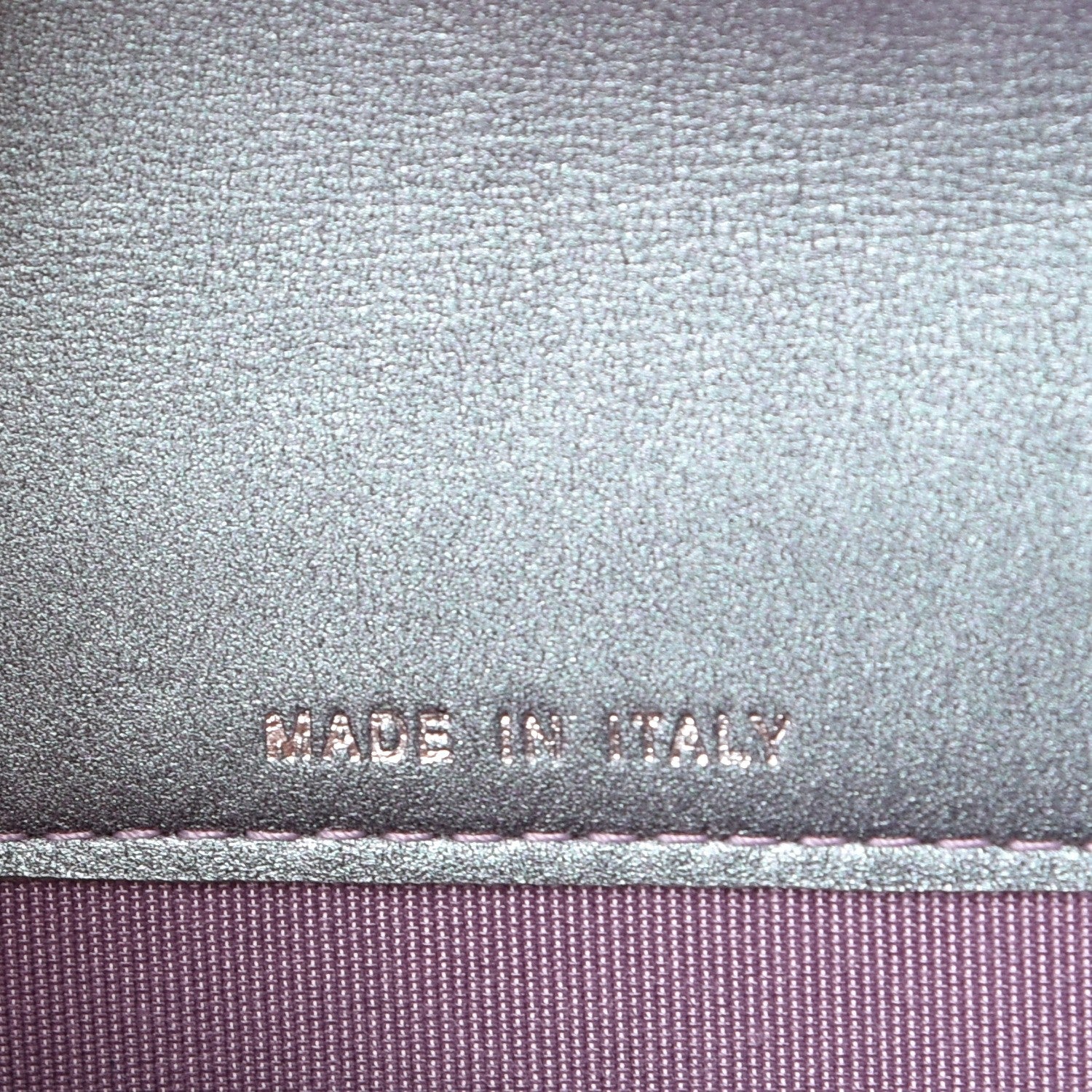 Chanel Iridescent Lambskin Quilted Reissue Flap Card Holder Light Purple 7 of 9