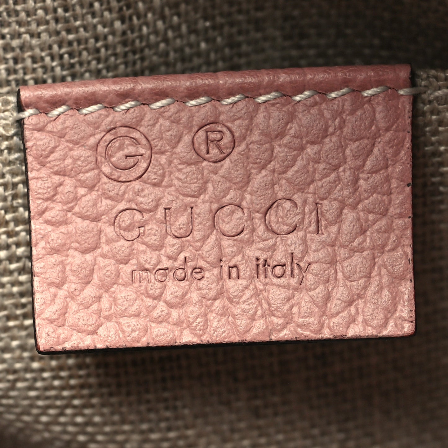 Monogram Mini Bree Messenger Bag Beige Soft Pink