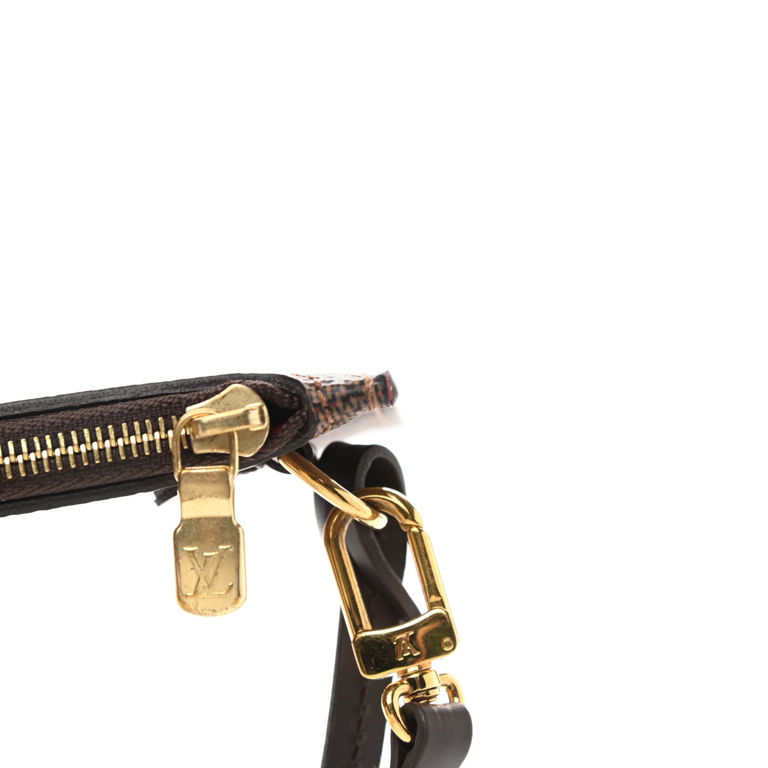 Louis Vuitton Damier Ebene Neverfull MM GM Pochette 8 of 9