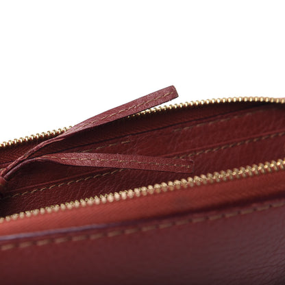 Chloe Grained Calfskin Marcie Long Zip Around Wallet Red 11 of 14