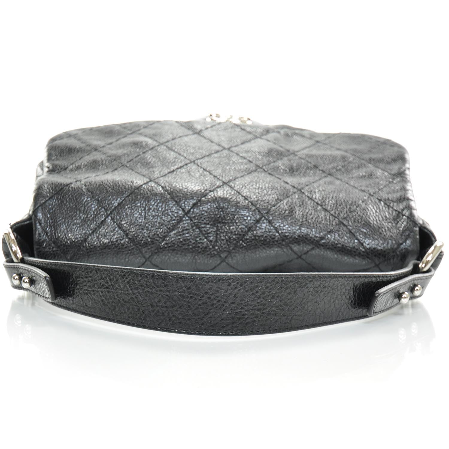 Chanel Leather On The Road XL Flap Black 6 of 11