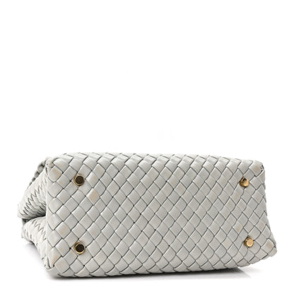 Bottega Veneta Nappa Intrecciato Patti Top Handle Bag Agate Grey 4 of 10