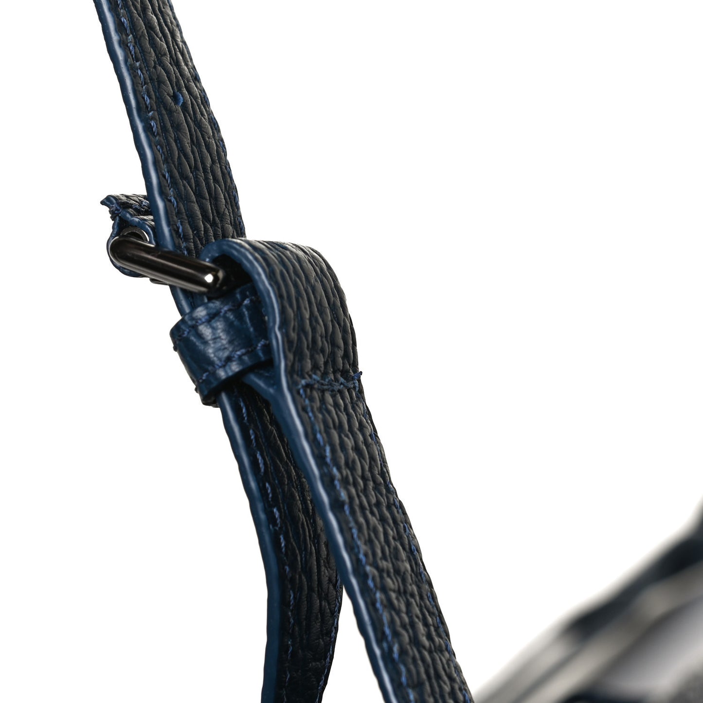 Textured Calfskin Pashli Backpack Navy