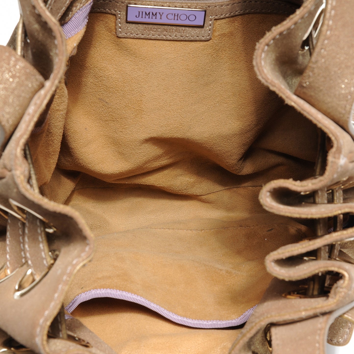 Metallic Suede Ramona Gold