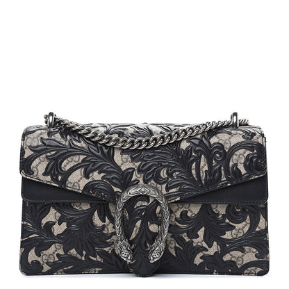 Gucci GG Supreme Monogram Arabesque Small Dionysus Shoulder Bag Black 1 of 14
