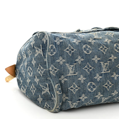 Louis Vuitton Monogram Denim Neo Speedy Blue 8 of 11