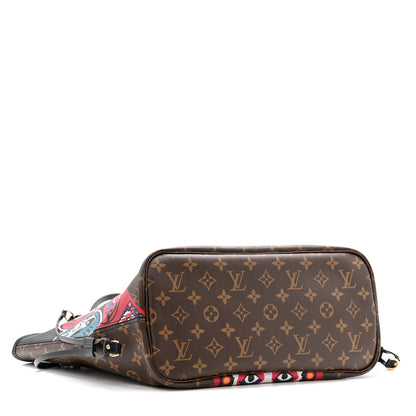 Louis Vuitton Monogram Kabuki Neverfull MM 4 of 12