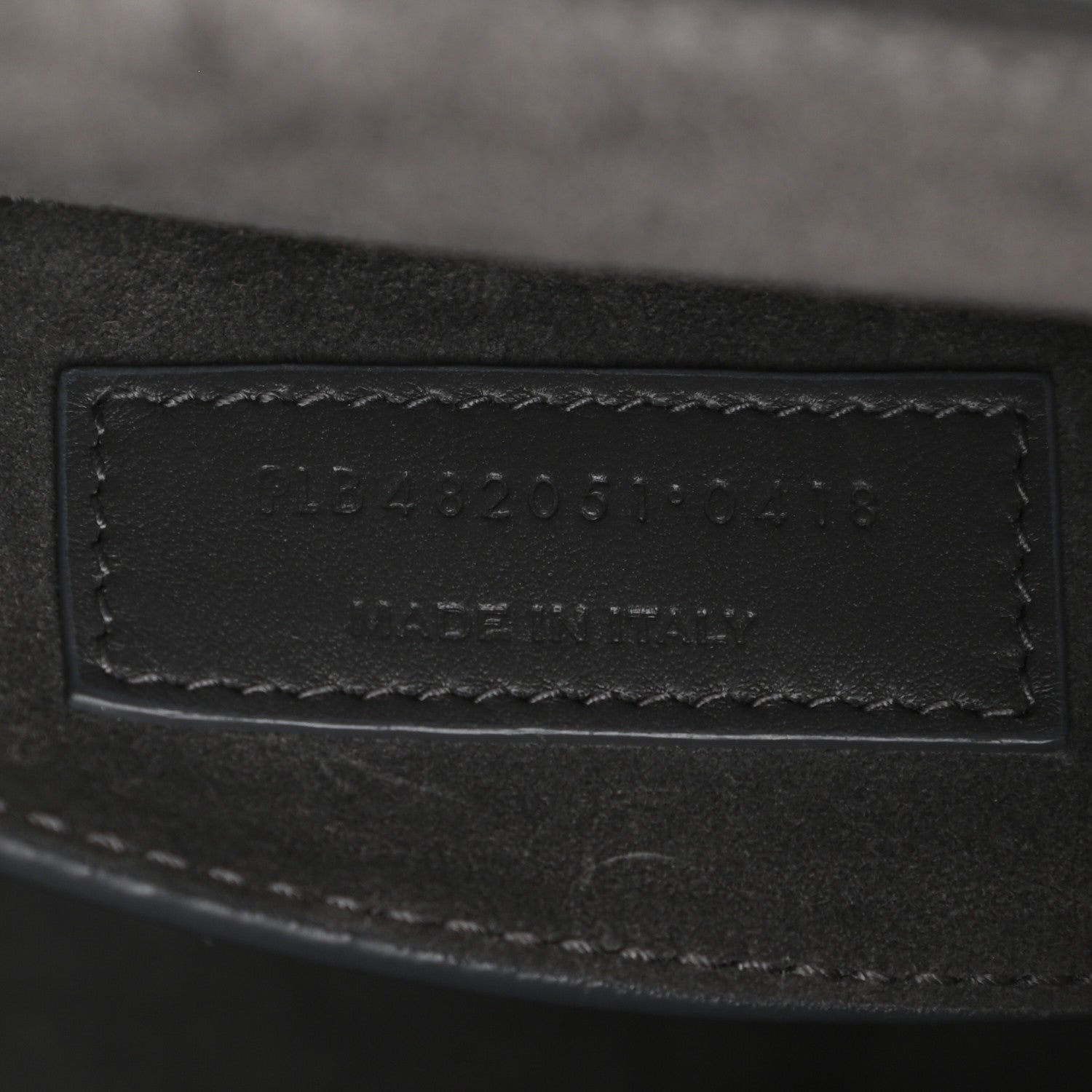 Saint Laurent Smooth Calfskin Suede Medium Bellechasse Grey 8 of 16