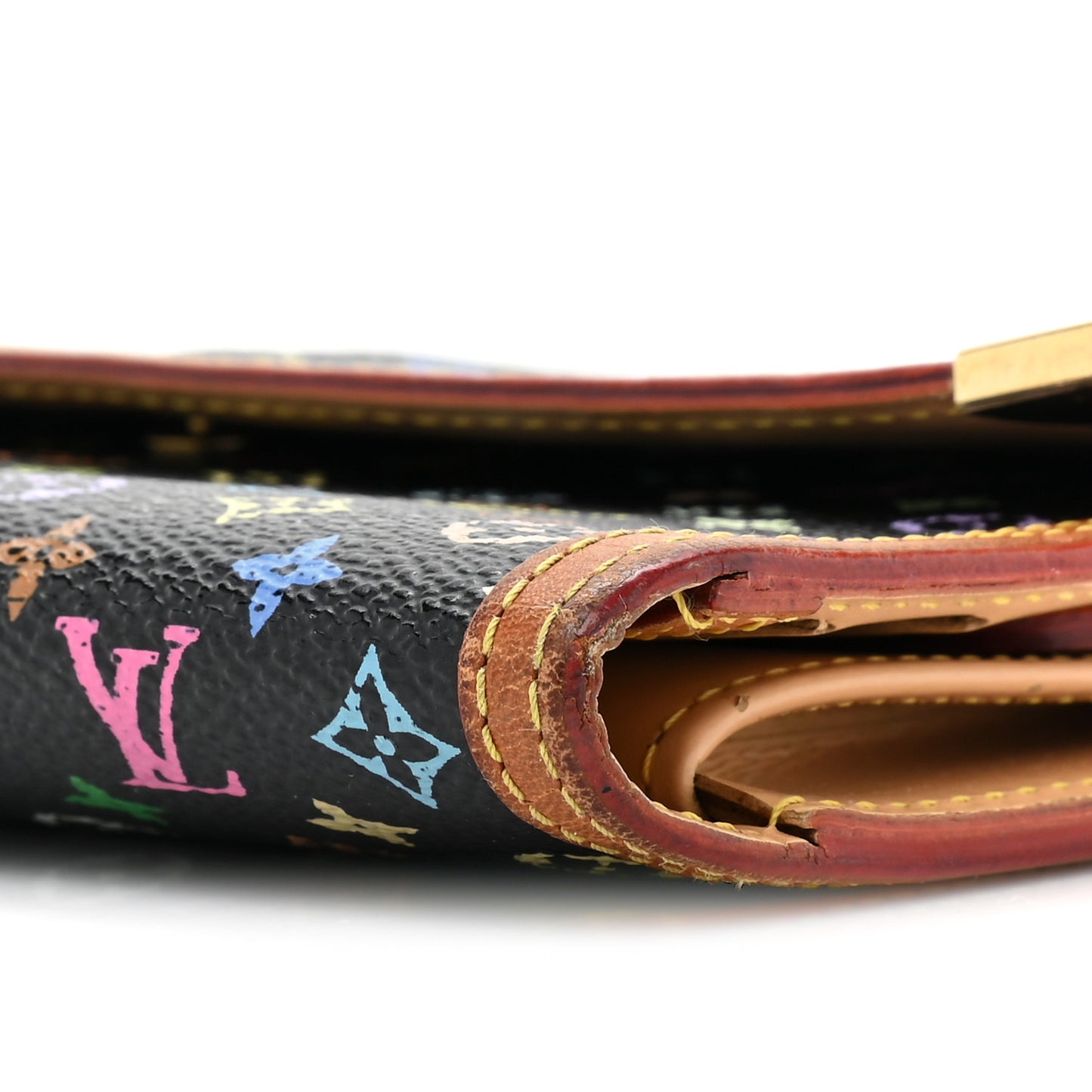 Monogram Multicolor Porte Tresor International Wallet Black