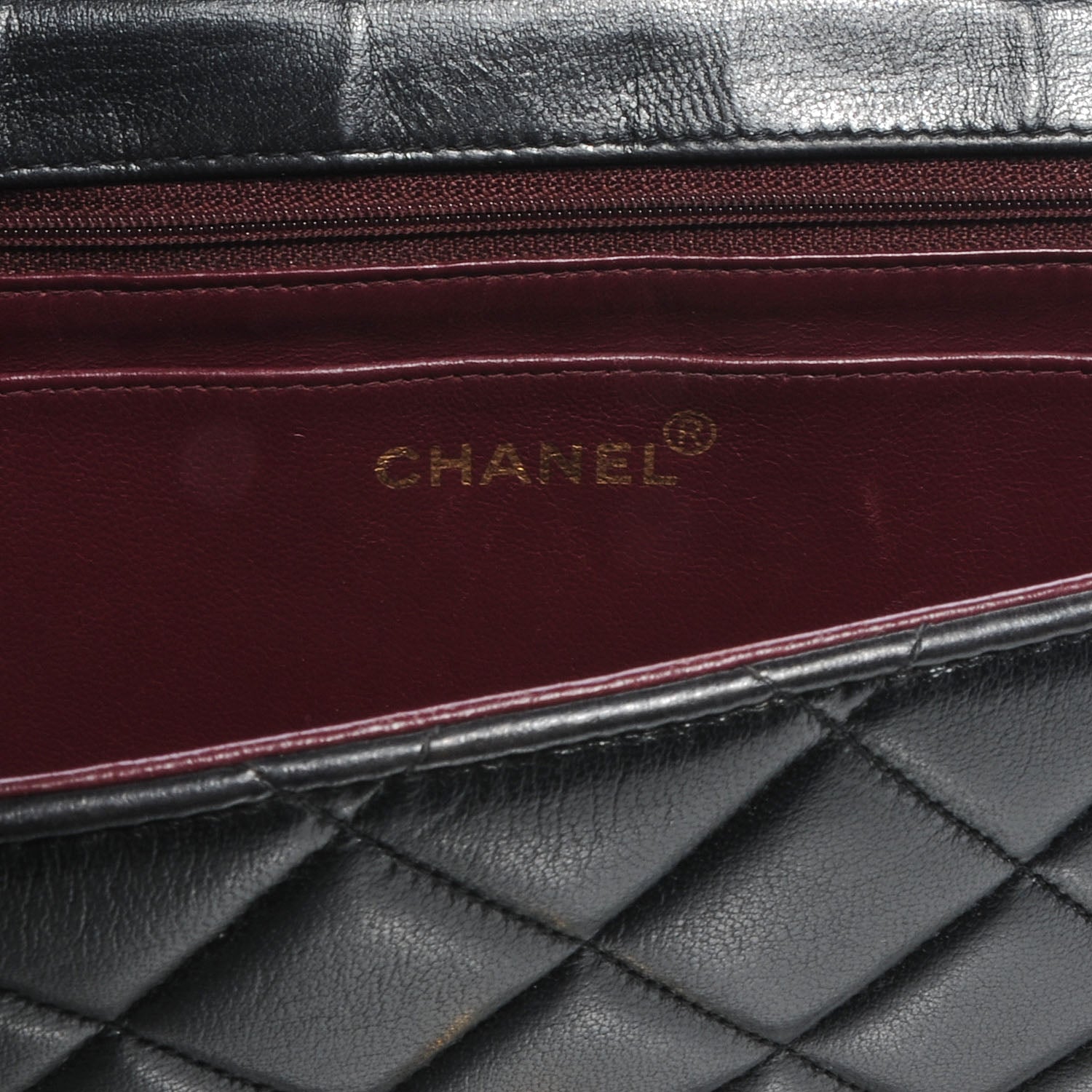 Chanel Lambskin Jumbo Flap Black 6 of 7