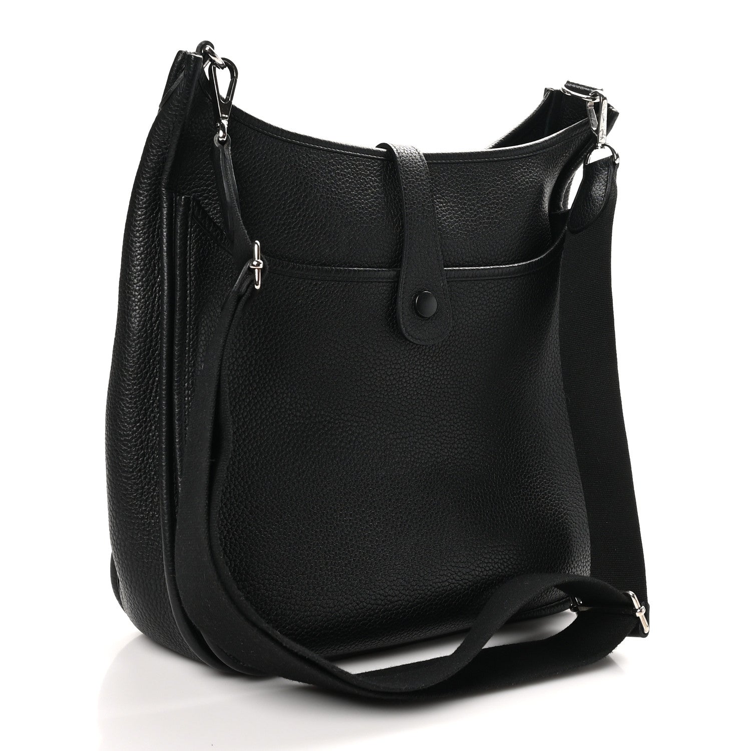 Hermes Taurillon Clemence Evelyne III GM Black 3 of 11
