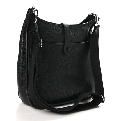 Hermes Taurillon Clemence Evelyne III GM Black 3 of 11