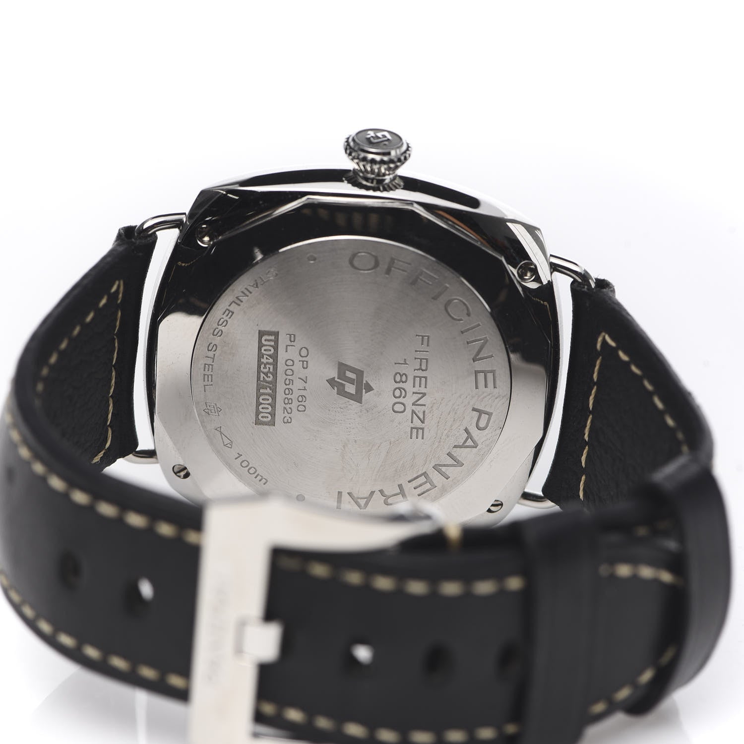 Panerai Stainless Steel Calfskin 45mm Radiomir Black Seal Logo Manual Winding Watch Black PAM00754 5 of 6