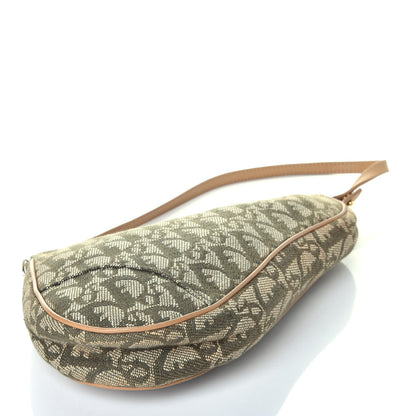 Christian Dior Monogram Mini Saddle Pochette Green 4 of 11