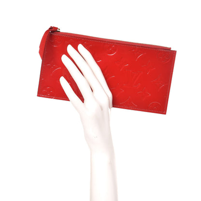 Louis Vuitton Vernis Felicie Chain Wallet Zippered Insert Cherry 2 of 6