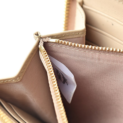 MCM Visetos Large Zip Around Wallet Beige 7 of 14