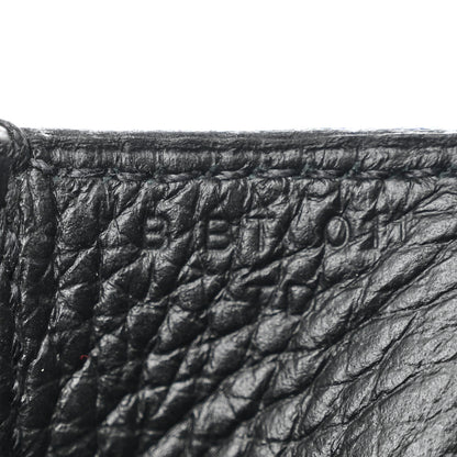 Hermes Taurillon Clemence Halzan 25 Black 8 of 11