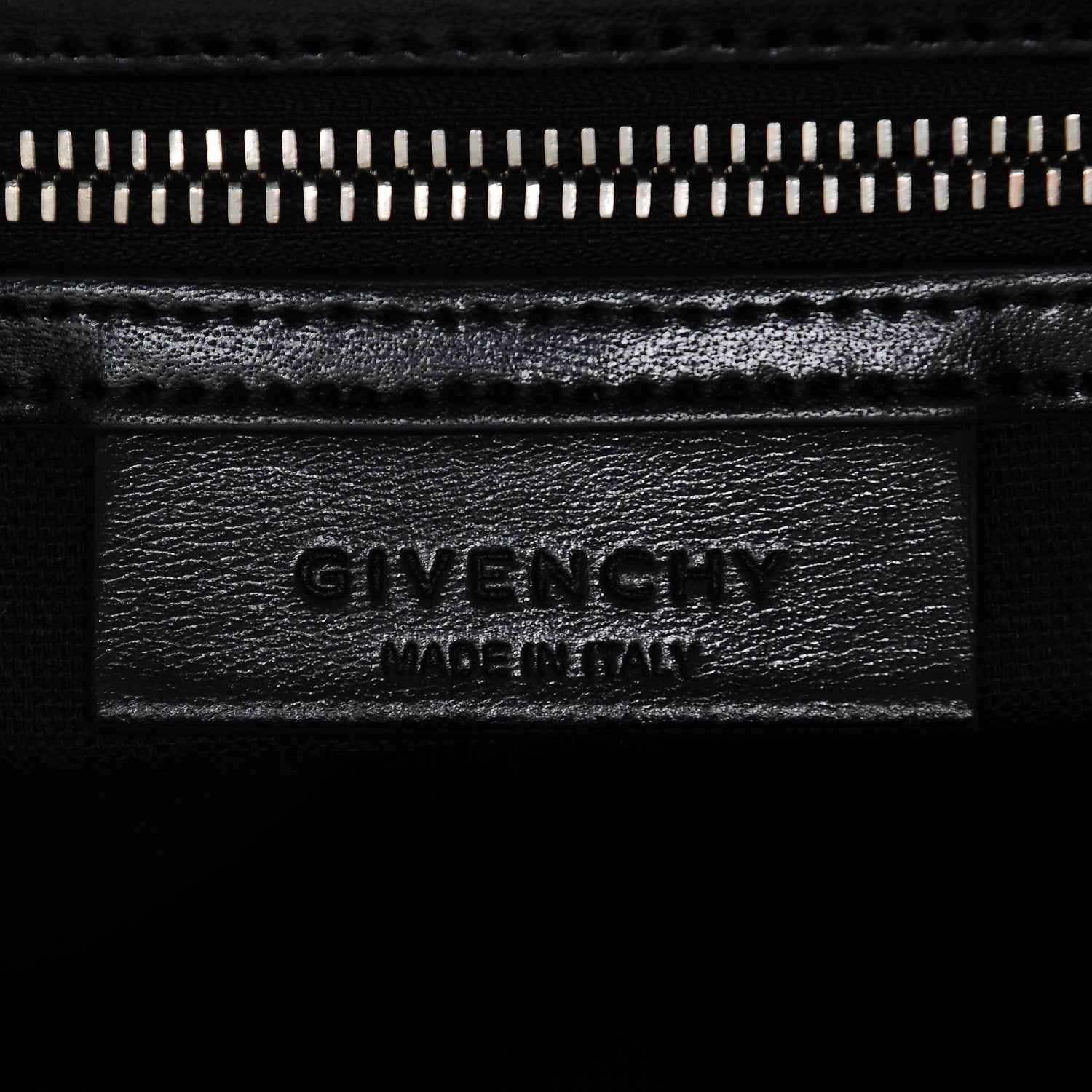 Givenchy Shiny Lord Calfskin Medium Antigona Black 6 of 6