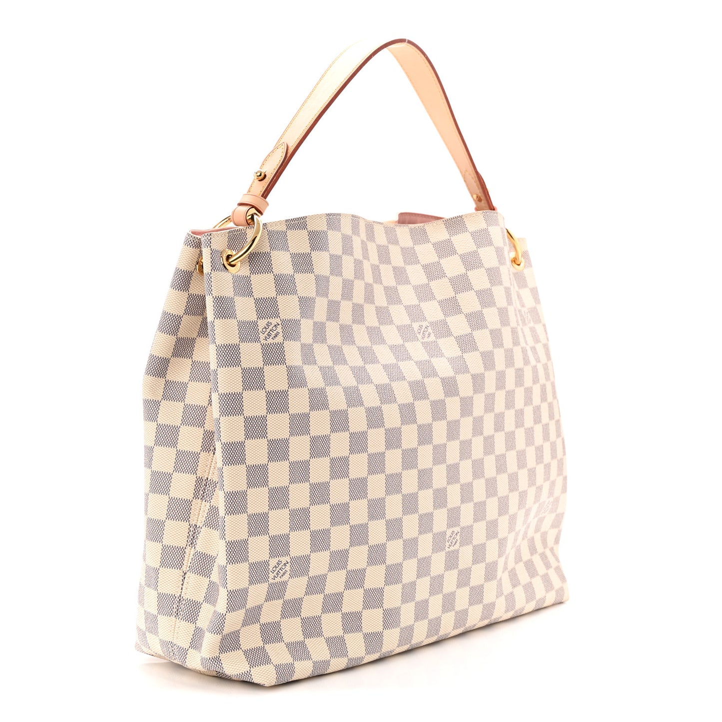 Damier Azur Graceful MM Rose Ballerine