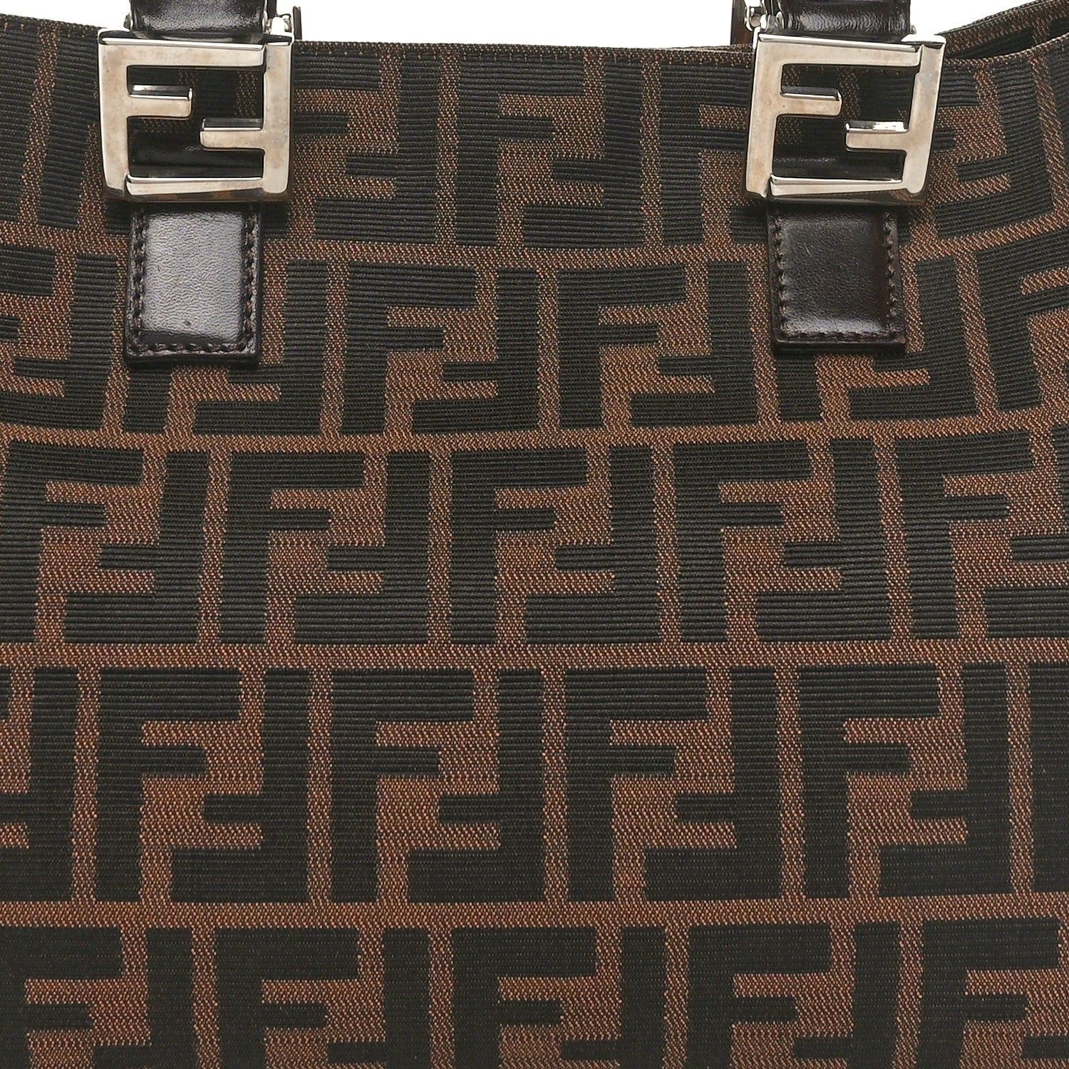 Fendi Zucca Small Holdall Tote Tobacco 7 of 10