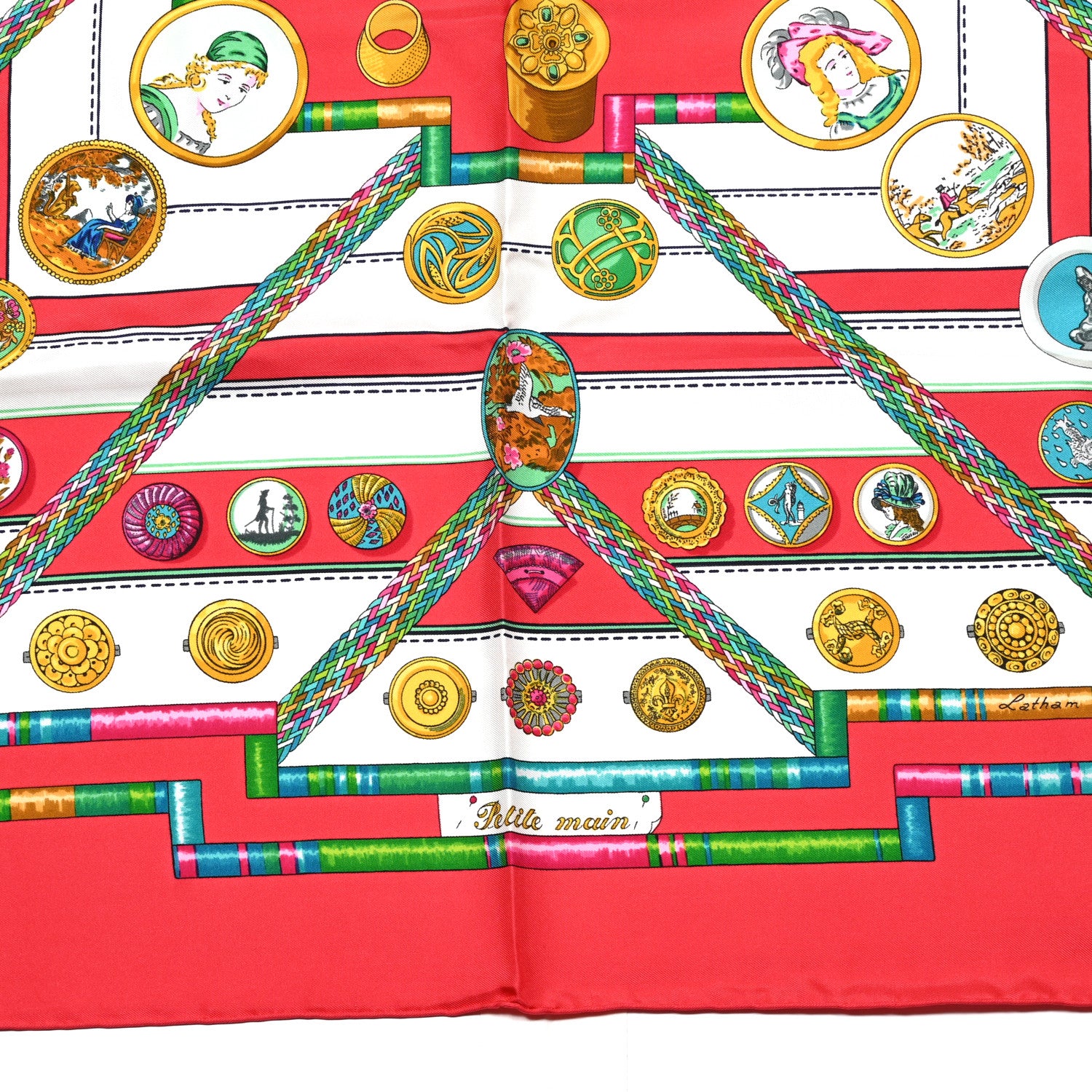 Hermes Silk Petite Main Scarf 90 4 of 5