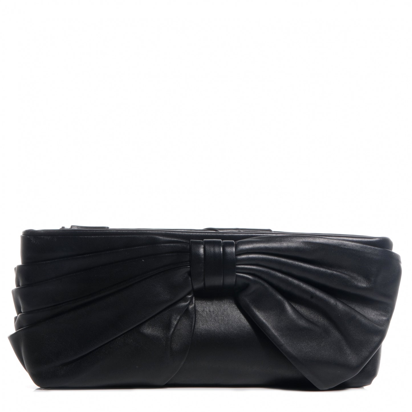 Nappa Bow Clutch Black
