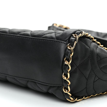 Chanel Calfskin Quilted Medium Chain Me Hobo Black 9 of 9