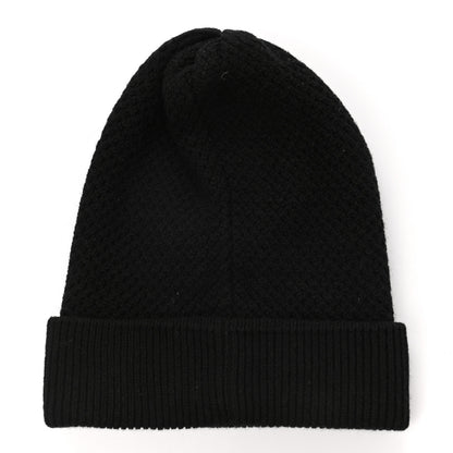 Chanel Cashmere CC Logo Beanie Hat Black 3 of 5