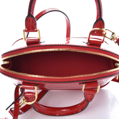 Louis Vuitton Vernis Alma BB Cherry 5 of 8