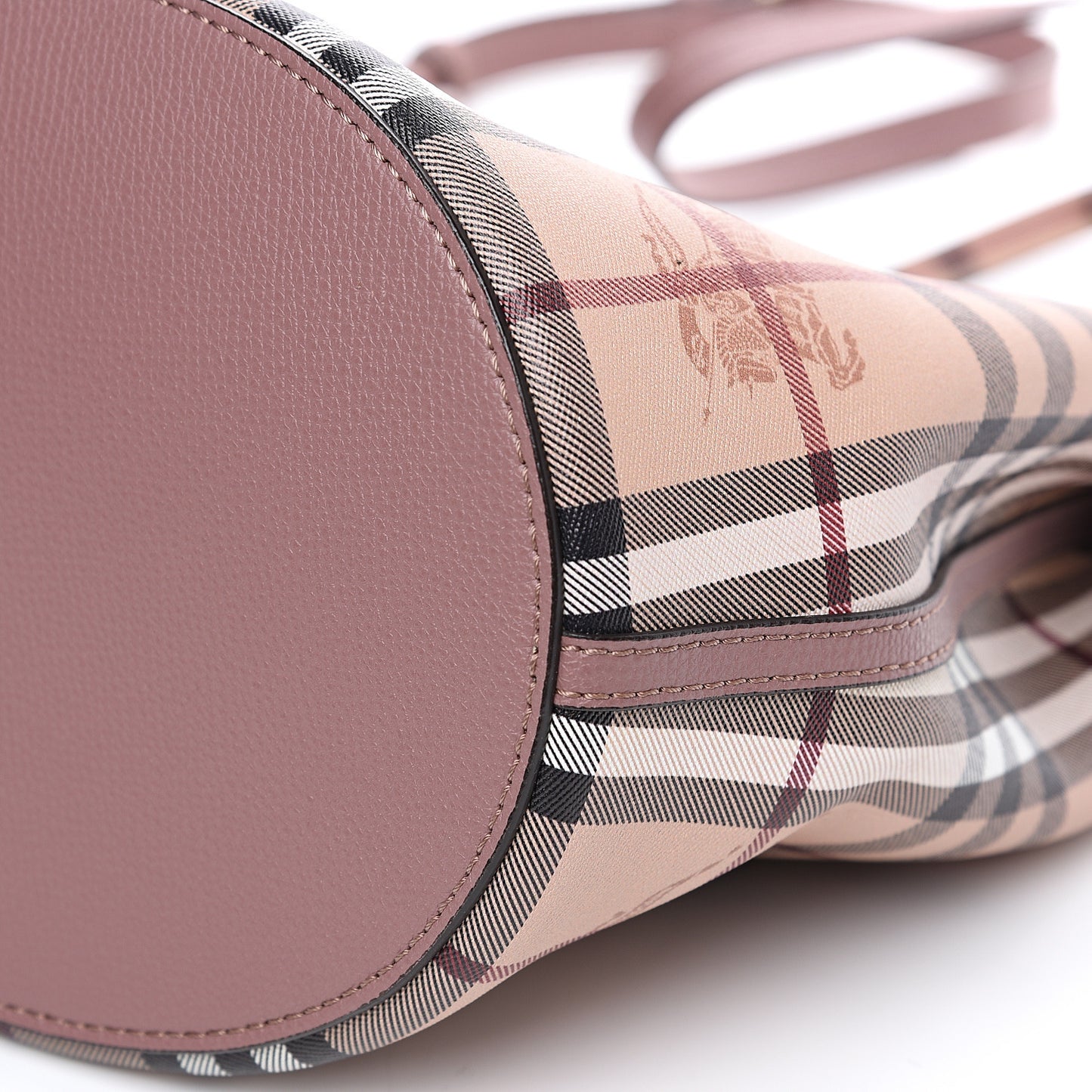 Haymarket Check Colours Small Lorne Bucket Crossbody Light Elderberry
